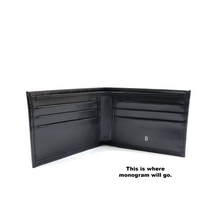 Load image into Gallery viewer, Black Italian Glazed Calf Leather