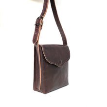 Load image into Gallery viewer, Rollins Road Brown Leather Crossbody