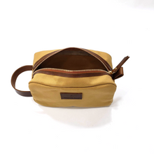Load image into Gallery viewer, Rollins Road Canvas Shaving Kit with Leather Trim