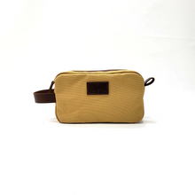 Load image into Gallery viewer, Rollins Road Canvas Shaving Kit with Leather Trim