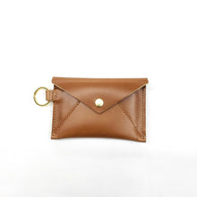 Load image into Gallery viewer, Leather Envelope Keychain Wallet
