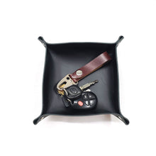 Load image into Gallery viewer, Rollins Road Leather Valet Tray, Organizer Tray
