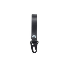 Load image into Gallery viewer, Rollins Road Black Leather Key Fob