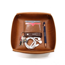 Load image into Gallery viewer, Leather Valet Tray, Large