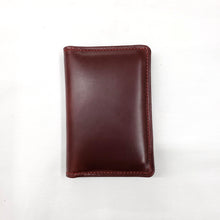 Load image into Gallery viewer, Burgundy Leather Card Wallet from Rollins Road
