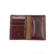 Load image into Gallery viewer, Leather Compact Bi-Fold, Travel Wallet
