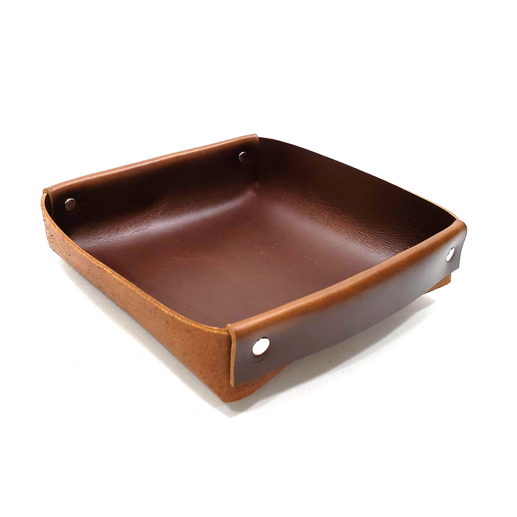 Leather Valet Tray, Large